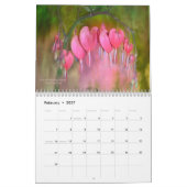Mural Langue des fleurs - calendrier Romance de (Feb 2027)