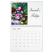 Mural L'aquarelle 2011 fleurit le calendrier (Mar 2027)