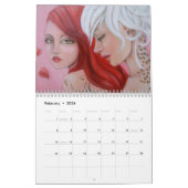 Mural L'art du calendrier de Laurie McClave 2014 (Feb 2026)