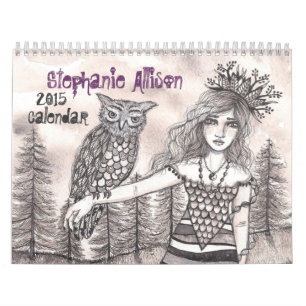 Mural L'art du calendrier de Stephanie Allison 2015
