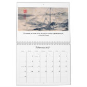 Mural L'art du calendrier de Tao et de zen (Feb 2027)