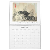 Mural L'art du calendrier de Tao et de zen (Jan 2027)
