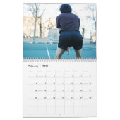 Mural L'art du calendrier de tennis (Feb 2026)