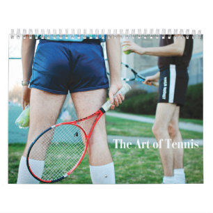 Mural L'art du calendrier de tennis
