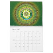 Mural L'art moderne de mandala conçoit le calendrier (Mar 2027)