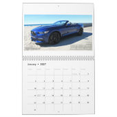 Mural Le calendrier 2018 du membre du mustang (Jan 2027)