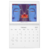 Mural Le calendrier de Buddhas 2011 (Feb 2027)