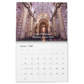 Mural Le calendrier de cathédrale de 2014 (Jan 2027)