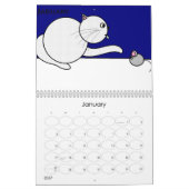 Mural Le calendrier de chat (Jan 2027)