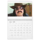 Mural Le calendrier de fonctionnaire de cowboys de (Mar 2027)