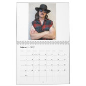 Mural Le calendrier de fonctionnaire de cowboys de (Feb 2027)