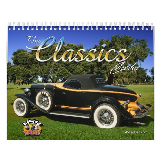 Mural Le calendrier de voiture de classiques (Protection)