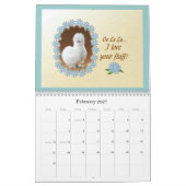 Mural Le calendrier d'usine de plume (Feb 2027)