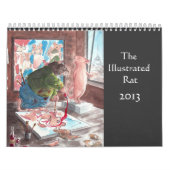 Mural Le calendrier illustré du rat 2013 (Protection)