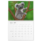 Mural Le calendrier mensuel le plus mignon de la nature (Mar 2027)