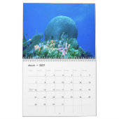 Mural Le calendrier SOUS-MARIN du MONDE (Mar 2027)