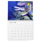 Mural Le calendrier SOUS-MARIN du MONDE (Jan 2027)