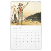 Mural Le chat surveille calendrier mignon de 2018 chats (Feb 2027)