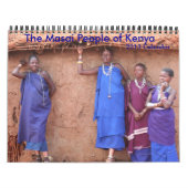 Mural Le peuple de masai du Kenya, calendrier (Protection)