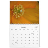 Mural Le rose jaune-orange fleurit le calendrier 2010 (Jan 2027)