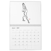 Mural Le schéma quotidien calendrier de 12 mois (Mar 2027)