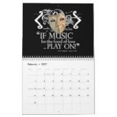 Mural Le Theatrical de Shakespeare masque le calendrier (Feb 2027)