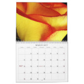 Mural L'élégance du calendrier de roses (Mar 2027)