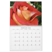 Mural L'élégance du calendrier de roses (Feb 2026)