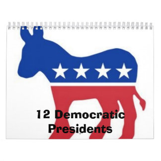 Mural Les 12 Présidents Democratic calendrier