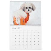 Mural Les chiens de tous assaisonne le calendrier 2015 (Jan 2027)