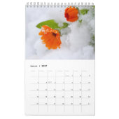 Mural Les fleurs comme calendrier (Jan 2027)