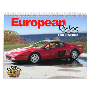 Mural L'Européen monte le calendrier de voiture