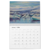 Mural L'Islande par les yeux d'un calendrier d'artiste (Jan 2026)