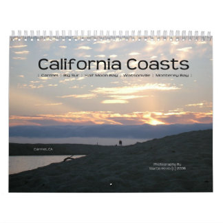 Mural Littoral de la Californie - calendrier