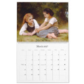 Mural Love, Bouguereau Calendrier de DO-IT-YOURSELF anné (Mar 2027)