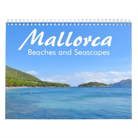 Mural Majorque, plages et paysages marins - calendrier (Protection)