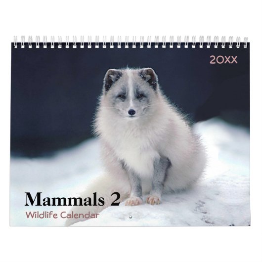 Mural Mammifères 2 Faune 2021 Calendrier (Protection)