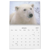 Mural Mammifères 2 Faune 2021 Calendrier (Jan 2027)