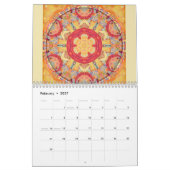 Mural Mandalas de calendrier de rémission et de (Feb 2027)
