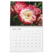 Mural MASTER GARDENERS Calendrier ROSE Fleurs Roses (Jan 2027)