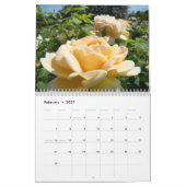 Mural MASTER GARDENERS Calendrier ROSE Fleurs Roses (Feb 2027)