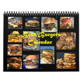 Mural Meilleurs Burgers Sur Un Calendrier (Protection)