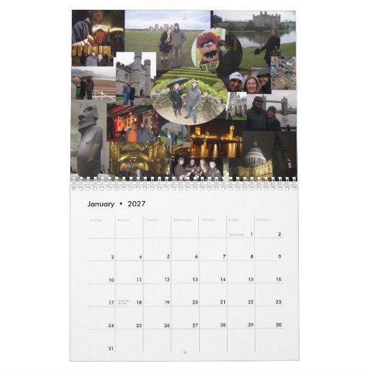 Mural Mes 2010 aventures, calendrier 2011 (Jan 2027)