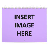 Mural Modèle mensuel de calendrier imprimé par coutume (Protection)