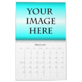 Mural Modèle personnalisé de calendrier (Mar 2027)