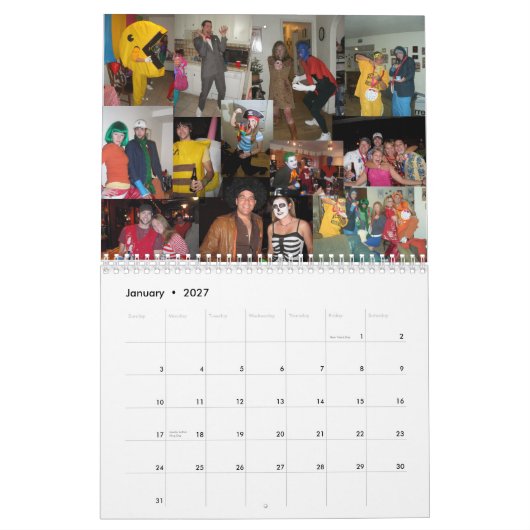 Mural Mon 2008 calendrier des expériences 2009 (Jan 2027)