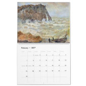 Mural Monets géant échoue le calendrier 2017 d'art (Feb 2027)