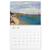 Mural Monets géant échoue le calendrier 2017 d'art (Mar 2027)