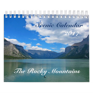 Mural Montagnes rocheuses du calendrier 2017