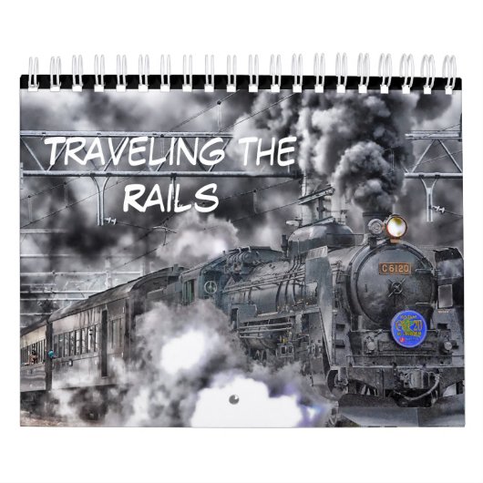 Mural Montez le calendrier de train de rails (Protection)